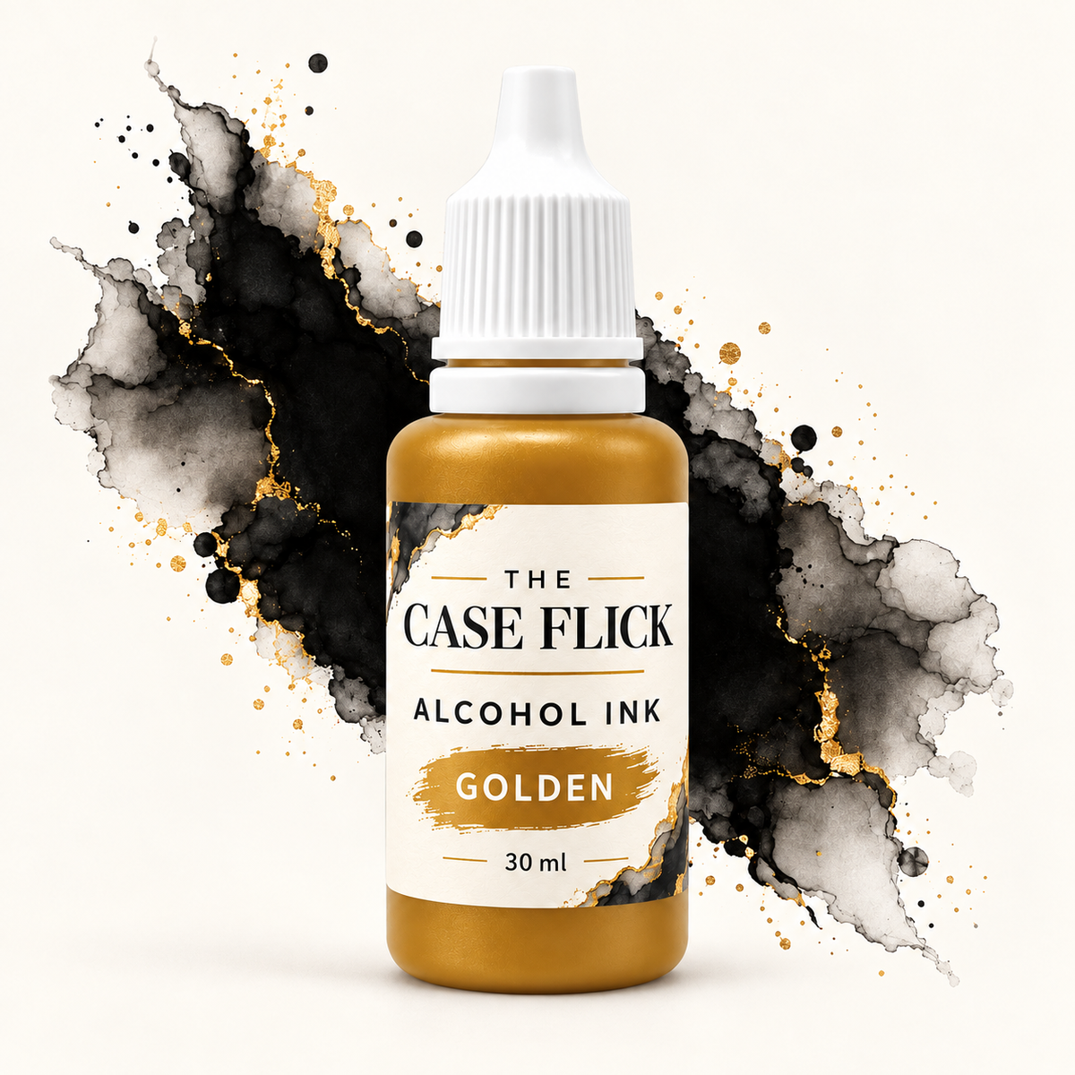 Golden Alcohol Ink for Resin Art 30ml – The Case Flick