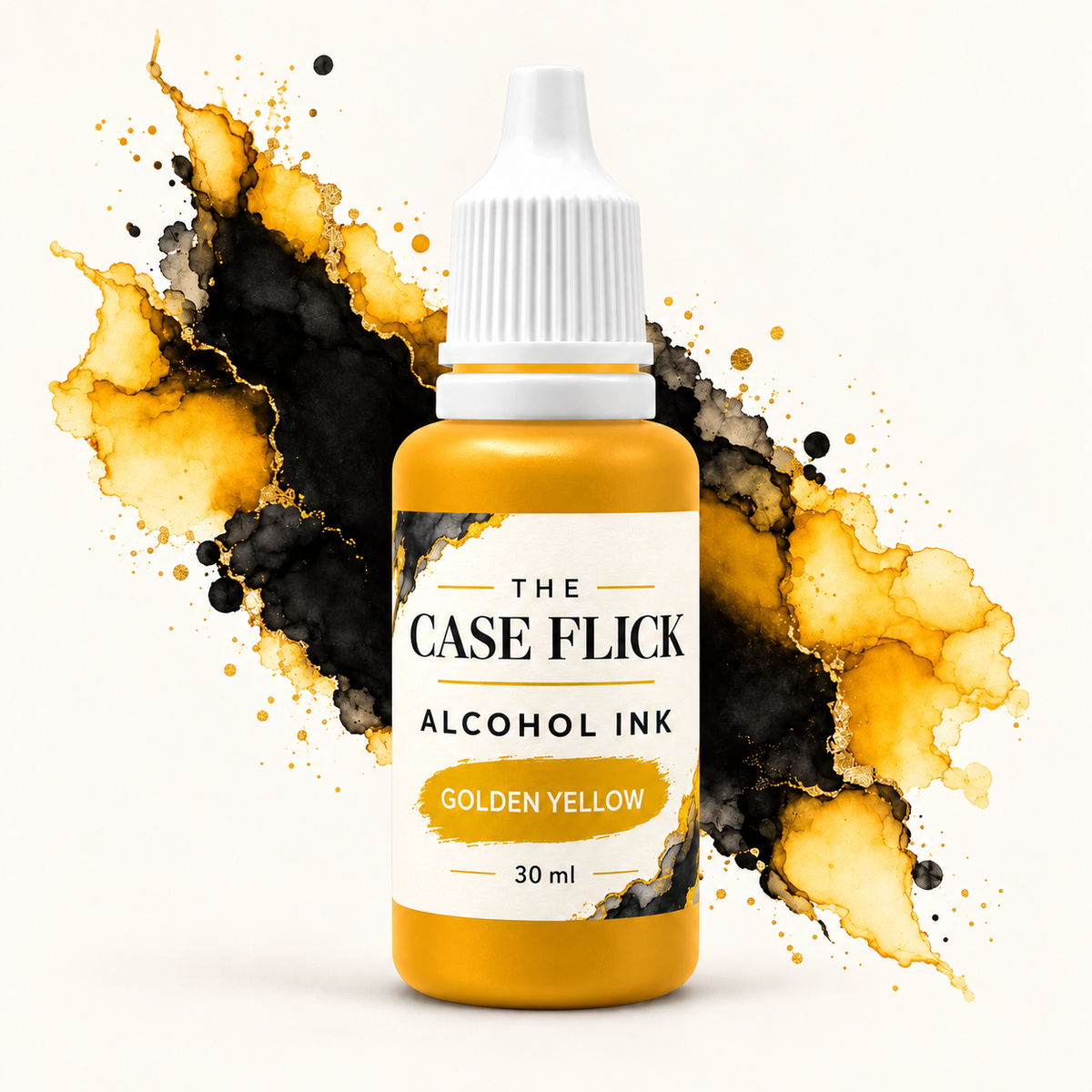 Golden Yellow Alcohol Ink for Resin Art 30ml – The Case Flick