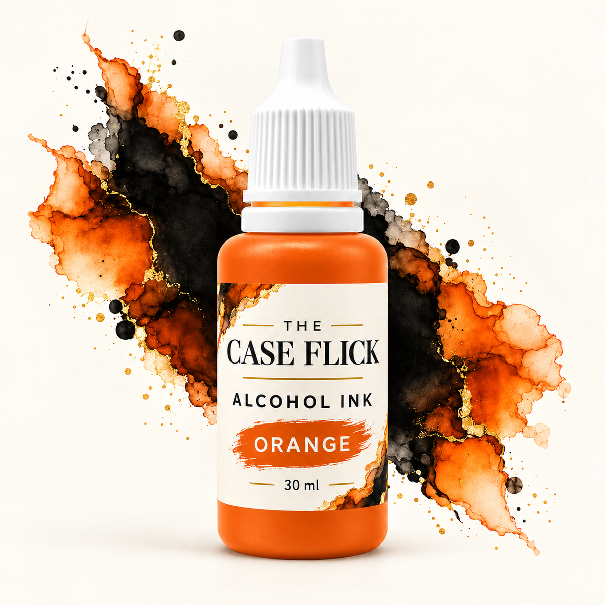 Orange Alcohol Ink for Resin Art 30ml – The Case Flick