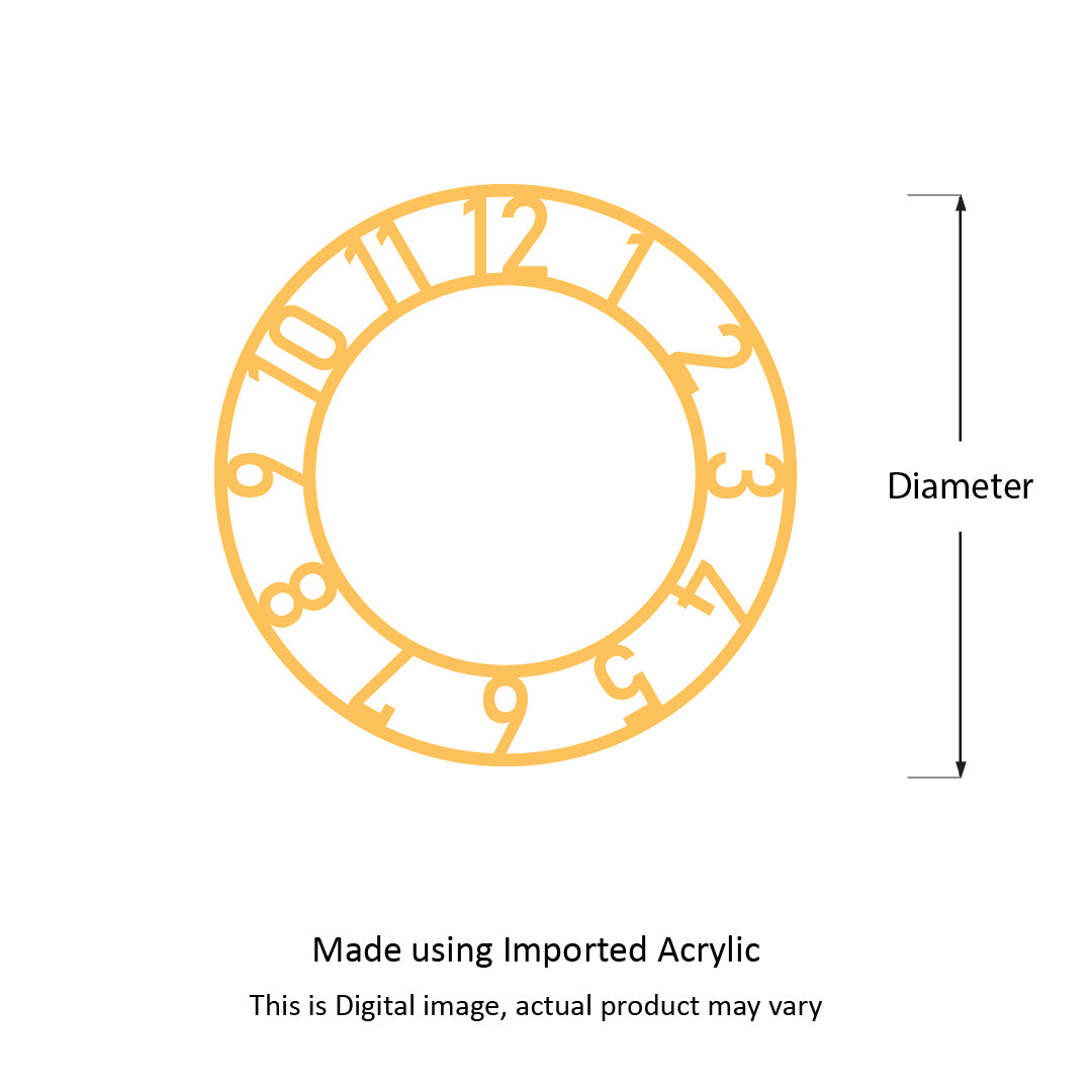 Acrylic Numberic Ring